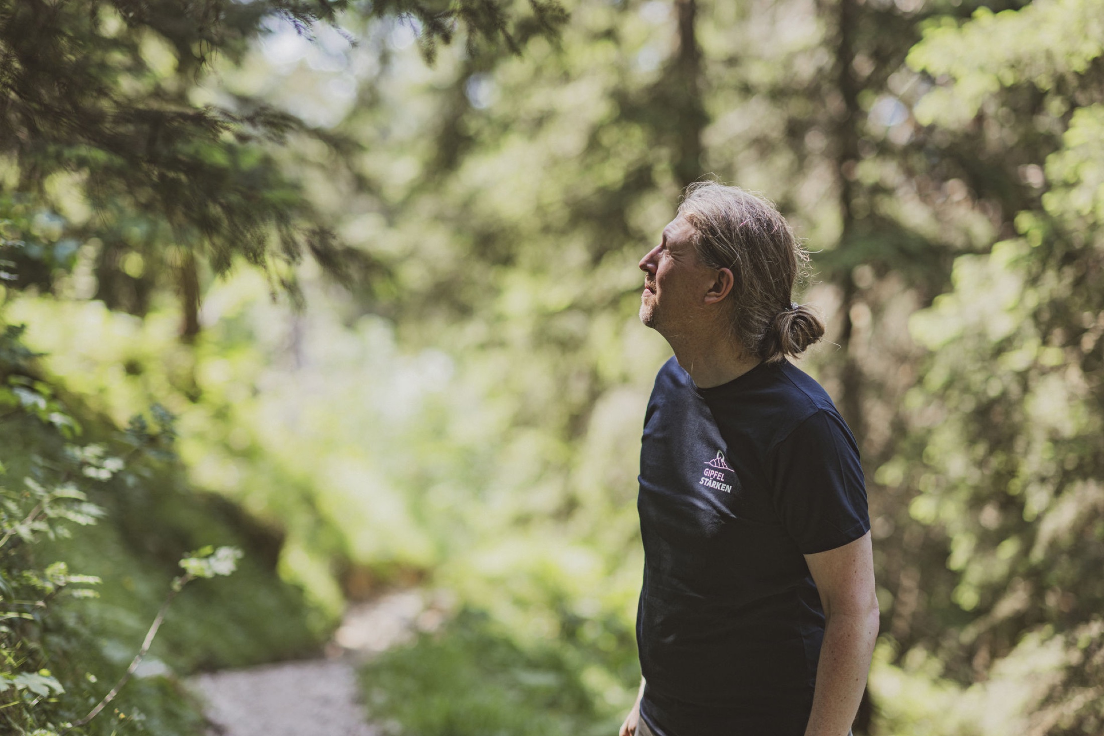 Christian Hülsdau im Wald